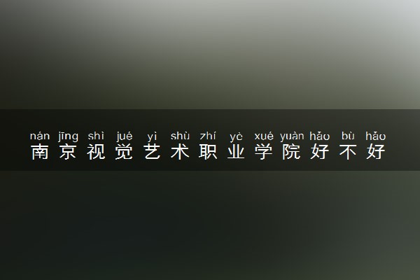 南京视觉艺术职业学院好不好 口碑怎么样