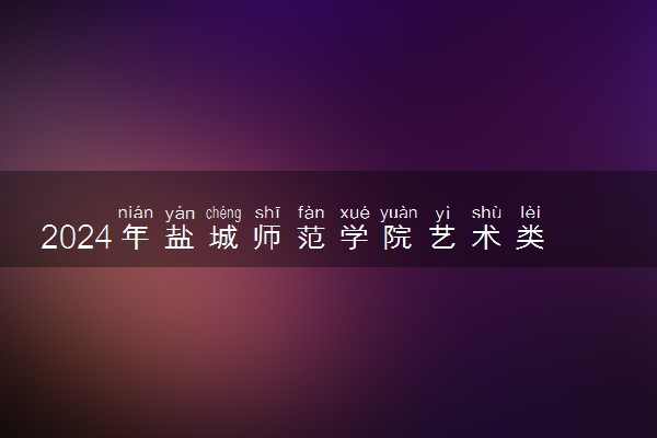 2024年盐城师范学院艺术类专业有哪些