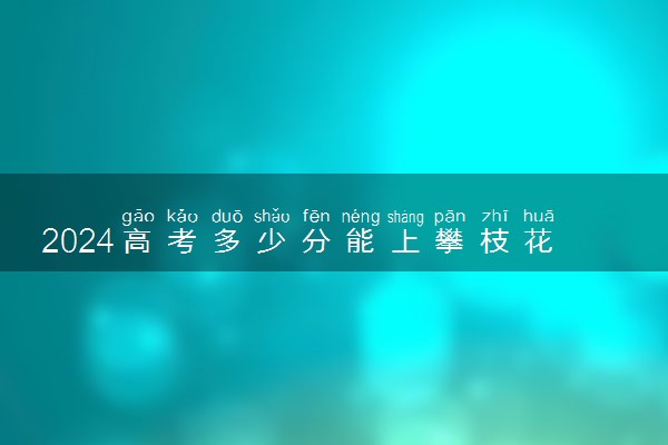 2024高考多少分能上攀枝花学院 最低分数线和位次
