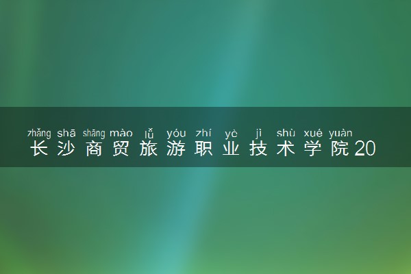 长沙商贸旅游职业技术学院2024年录取分数线 各专业录取最低分及位次