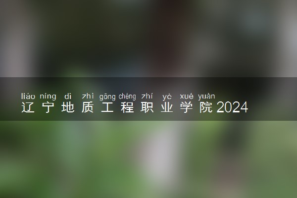 辽宁地质工程职业学院2024年录取分数线 各专业录取最低分及位次