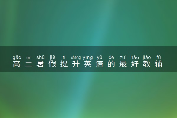 高二暑假提升英语的最好教辅