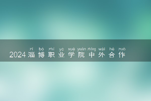2024淄博职业学院中外合作办学学费 各专业最新收费标准