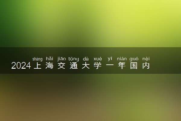 2024上海交通大学一年国内3年美国项目是什么 含金量如何