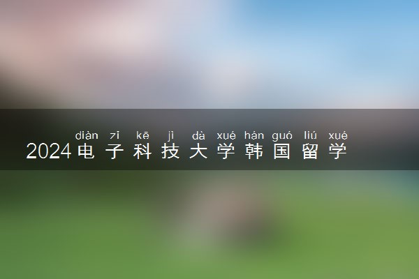 2024电子科技大学韩国留学好吗 有什么优势
