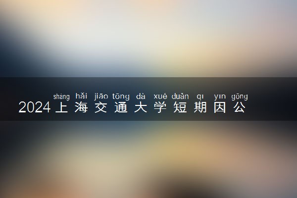 2024上海交通大学短期因公出国项目有哪些 好不好