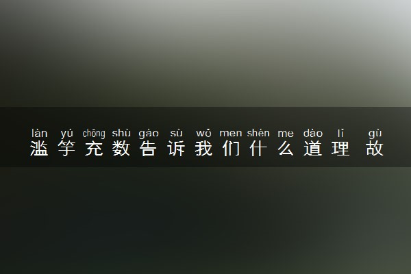 滥竽充数告诉我们什么道理 故事简介