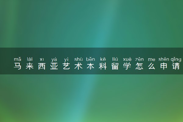 马来西亚艺术本科留学怎么申请 哪个学校好