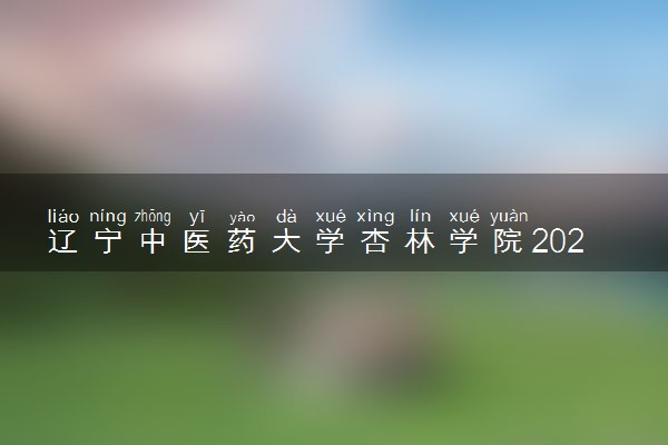 辽宁中医药大学杏林学院2024年各省录取分数线 多少分能考上