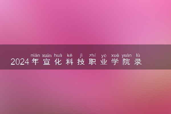 2024年宣化科技职业学院录取分数线是多少 各省最低分数线及位次