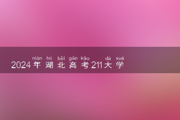 2024年湖北高考211大学录取率及录取人数是多少