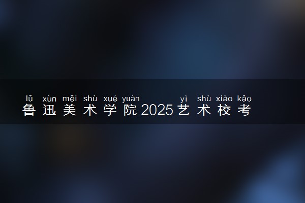 鲁迅美术学院2025艺术校考成绩查询时间及入口 几号公布成绩