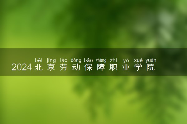 2024北京劳动保障职业学院在内蒙古录取分数线 各专业分数及位次