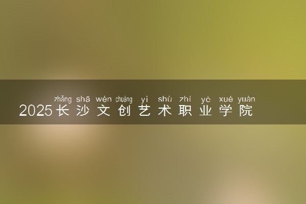 2025长沙文创艺术职业学院录取分数线是多少 各省最低分数线汇总