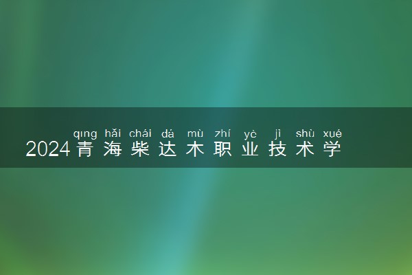 2024青海柴达木职业技术学院各省录取分数线是多少 最低分及位次