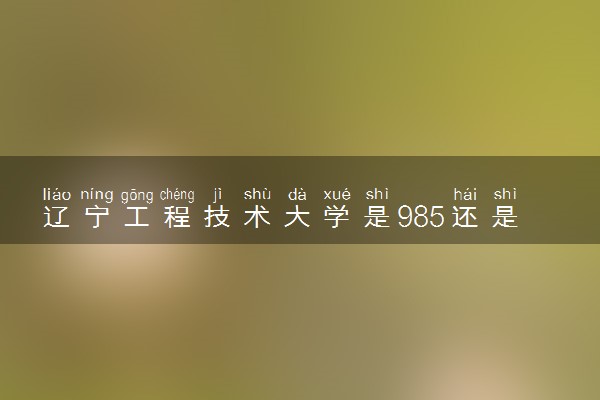辽宁工程技术大学是985还是211 含金量怎么样