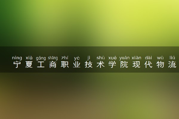 宁夏工商职业技术学院现代物流管理专业怎么样 录取分数线多少