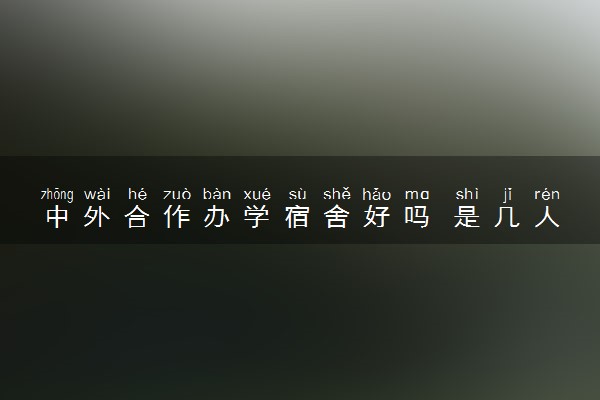 中外合作办学宿舍好吗 是几人间