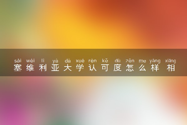 塞维利亚大学认可度怎么样 相当于国内什么大学