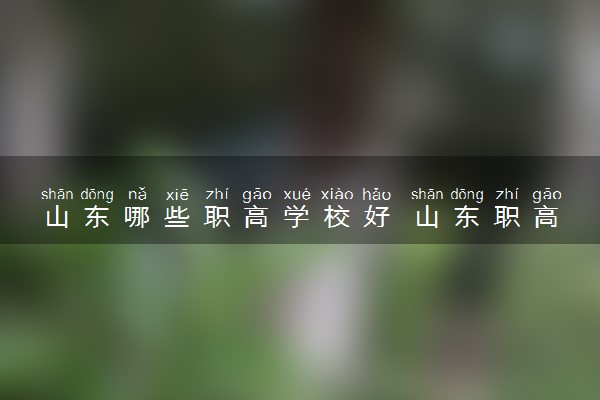 山东哪些职高学校好 山东职高学校排名