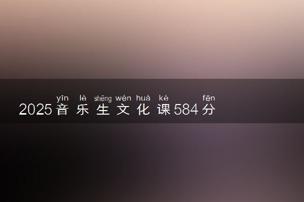 2025音乐生文化课584分能上河北师范大学吗