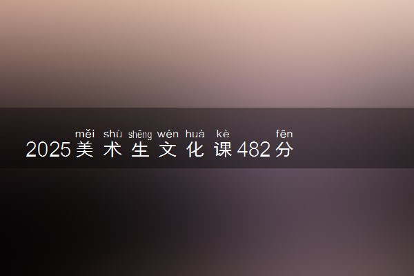2025美术生文化课482分能上山西传媒学院吗