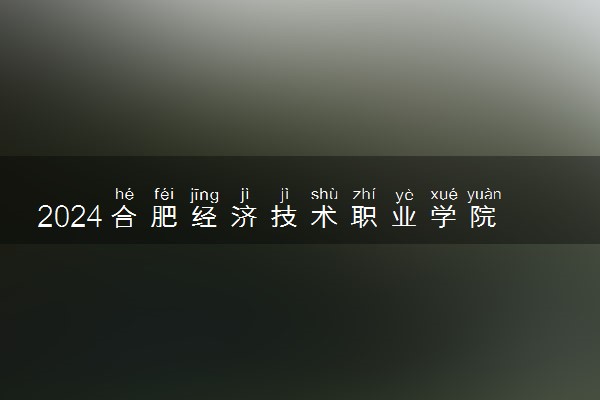 2024合肥经济技术职业学院各省录取分数线是多少 最低分及位次