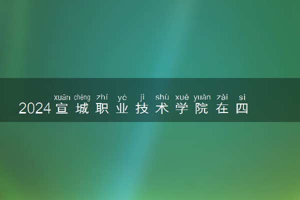 2024宣城职业技术学院在四川录取分数线 各专业分数及位次