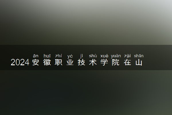 2024安徽职业技术学院在山东录取分数线 各专业分数及位次