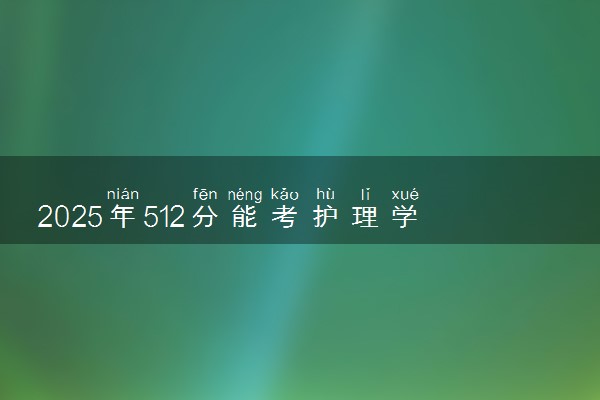 2025年512分能考护理学专业吗 512分护理学专业大学推荐