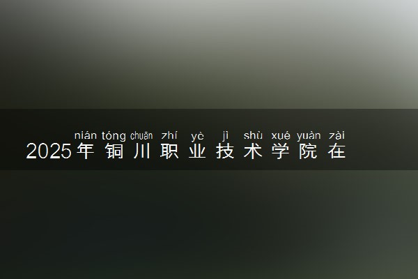 2025年铜川职业技术学院在河南招生代码及专业代码 铜川职业技术学院河南代码是多少？怎么查询？