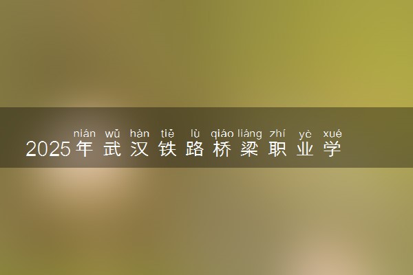 2025年武汉铁路桥梁职业学院在江西招生代码及专业代码 武汉铁路桥梁职业学院江西代码是多少？怎么查询？