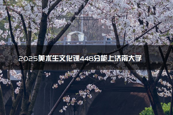 2025美术生文化课448分能上济南大学吗