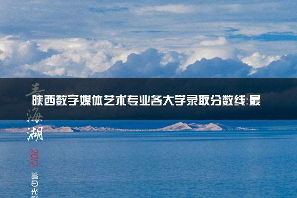 陕西数字媒体艺术专业各大学录取分数线：最低478分能上 开设院校及位次