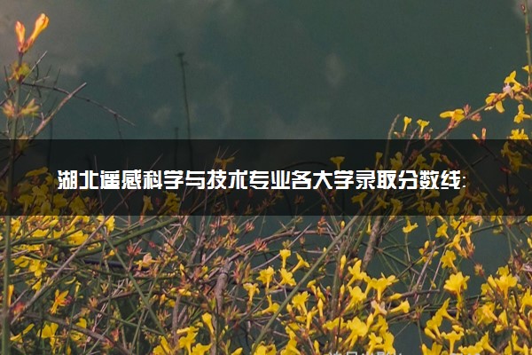 湖北遥感科学与技术专业各大学录取分数线：最低484分能上 开设院校及位次