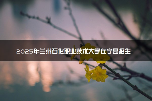 2025年兰州石化职业技术大学在宁夏招生代码及专业代码 兰州石化职业技术大学宁夏代码是多少？怎么查询？