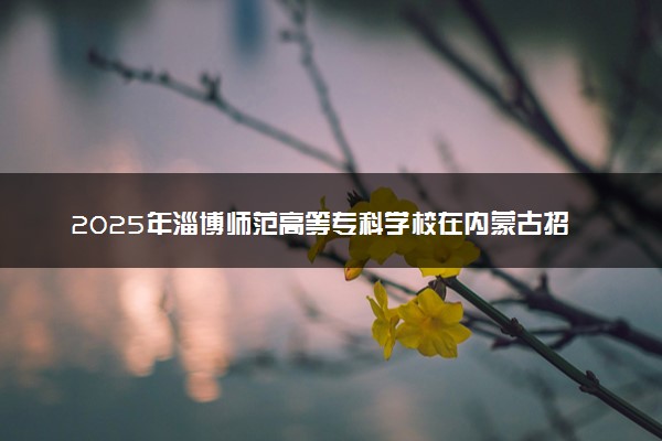 2025年淄博师范高等专科学校在内蒙古招生代码及专业代码 淄博师范高等专科学校内蒙古代码是多少？怎么查询？