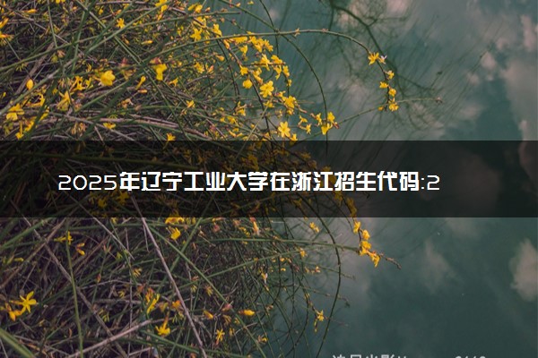 2025年辽宁工业大学在浙江招生代码：2129 专业代码及报考指南