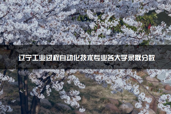 辽宁工业过程自动化技术专业各大学录取分数线：最低296分能上 开设院校及位次