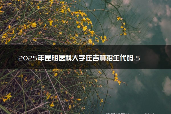 2025年昆明医科大学在吉林招生代码：5309 专业代码及报考指南