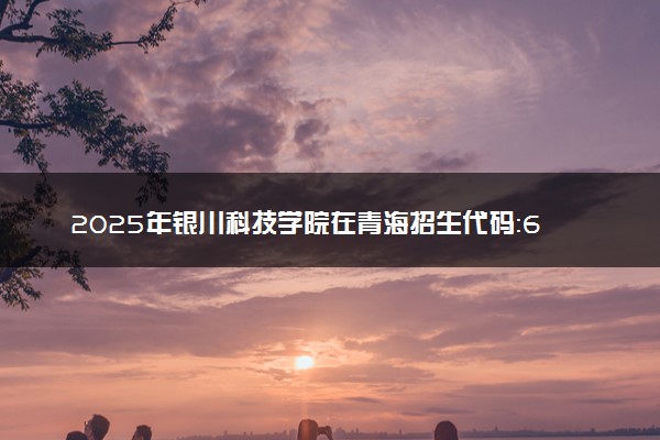 2025年银川科技学院在青海招生代码：6162 专业代码及报考指南