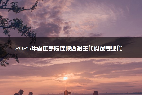 2025年枣庄学院在陕西招生代码及专业代码 枣庄学院陕西代码是多少？怎么查询？
