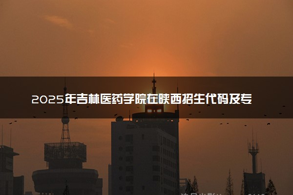 2025年吉林医药学院在陕西招生代码及专业代码 吉林医药学院陕西代码是多少？怎么查询？